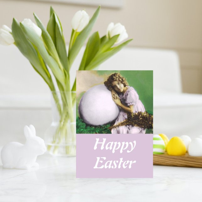 Cartão Postal De Festividades páscoa de vintage (Criador carregado)