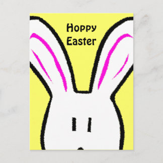 Cartão Postal De Festividades Páscoa Hoppy