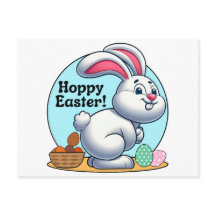 Páscoa Hoppy! Coelhinho de Páscoa Pooptando Ovos d