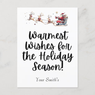 Cartão Postal De Festividades Passo de Natal Festivo