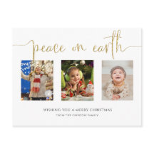 Paz na Terra Natal 3 Fotocolagem Glitter