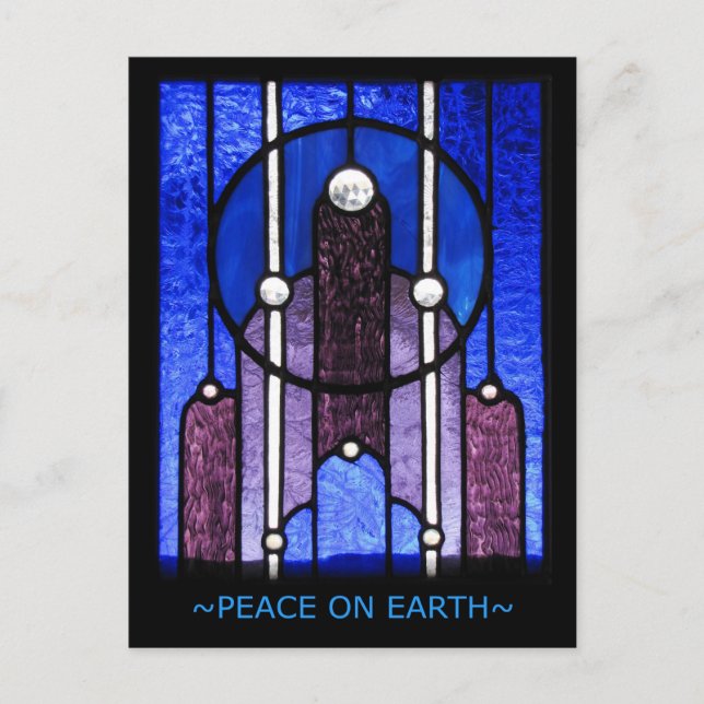 Cartão Postal De Festividades Peace on Earth - Holiday Postcard (Frente)