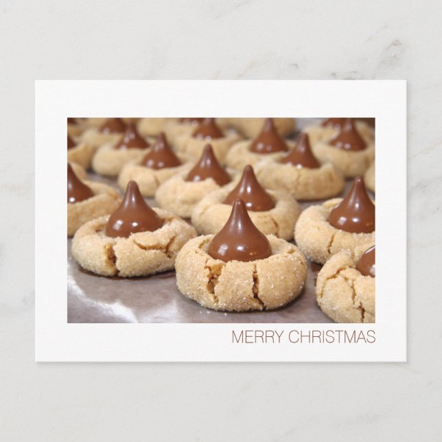 Cartão Postal De Festividades Peanut Butter Blossoms Postcard (Frente)