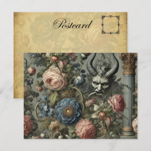 Cartão Postal De Festividades Pecados dos Affluentes - Design vitoriano gótico