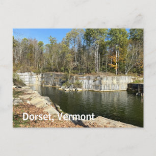 Cartão Postal De Festividades Pedreira Dorset em Vermont