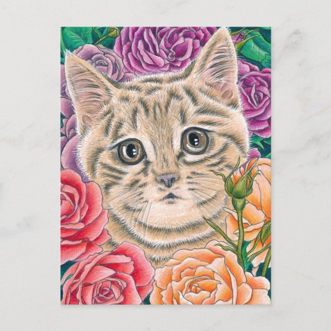 Cartão Postal De Festividades "Peek-a-Boo" postcard (Frente)