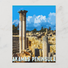 Cartão Postal De Festividades Península de Akamas (Neo Chorion)