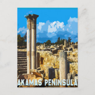 Cartão Postal De Festividades Península de Akamas (Neo Chorion)