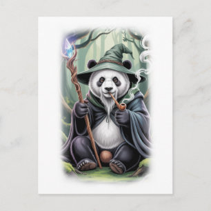 Cartão Postal De Festividades Personagem de Feiticeiro de Filme de Fantasia em u