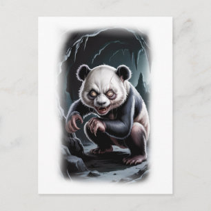 Cartão Postal De Festividades Personagem de Filme Paródia de Panda Fantasia em u