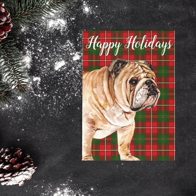 Cartão Postal De Festividades Personalização Personalizada de Bulldog de Carga N (Criador carregado)