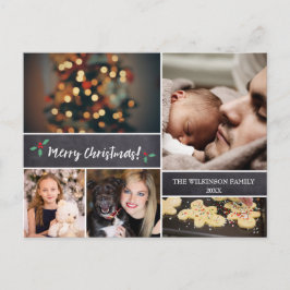 Cartão Postal De Festividades Personalizado, Feliz Natal, Quadro, Foto