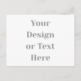 Cartão Postal De Festividades Personalizável Seu Design ou Texto Aqui Personaliz
