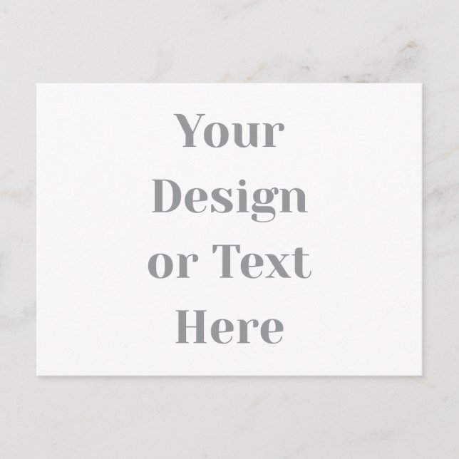 Cartão Postal De Festividades Personalizável Seu Design ou Texto Aqui Personaliz (Frente)