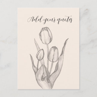 Cartão Postal De Festividades Personalized Text Journal, Name & Message Notebook