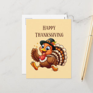 Cartão Postal De Festividades Peru feliz Dia de Ação de Graças peru