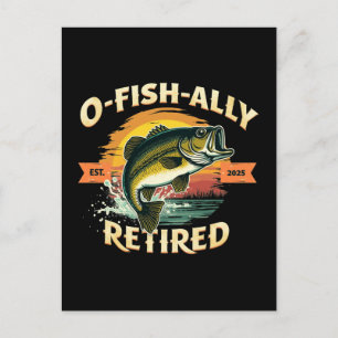 Cartão Postal De Festividades Pesca O-Fish-Ally Reformada 2025