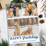 Cartão Postal De Festividades Pet Photo Cute Dog Blue Quarantine Pandemia<br><div class="desc">2020 O ano que fui promovido a ficar em casa Cachorro Mãe! Adicione um pouco de humor fofo e envie desejos e Cartões de natal de férias com este adorável e engraçado cartão de Natal da Mãe de Cachorro. Personalize com suas fotos e nomes favoritos. Este cartão de natal de...</div>