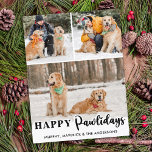 Cartão Postal De Festividades Pet Photo Quarantine em Casa<br><div class="desc">2020 O ano que fui promovido a ficar em casa Cachorro Mãe! Adicione um pouco de humor fofo e envie desejos e Cartões de natal de férias com este adorável e engraçado cartão de Natal da Mãe de Cachorro. Personalize com suas fotos e nomes favoritos. Este cartão de natal de...</div>