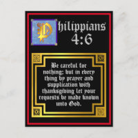 Philippians 4:6 Iluminado - Bíblia Verso