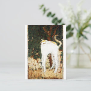 Cartão Postal De Festividades Pierre Bonnard, O Gato Branco, 1894