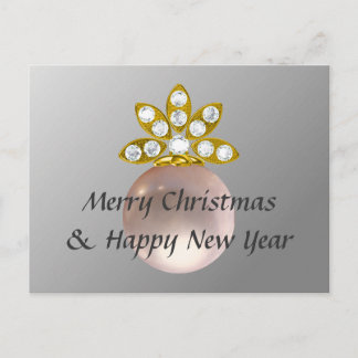 CARTÃO POSTAL DE FESTIVIDADES PINOS DE NATAL