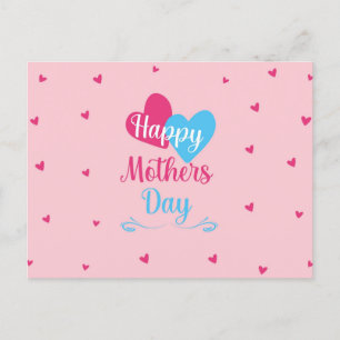 Cartão Postal De Festividades Placa para impressão de feliz dia de as mães, Mães