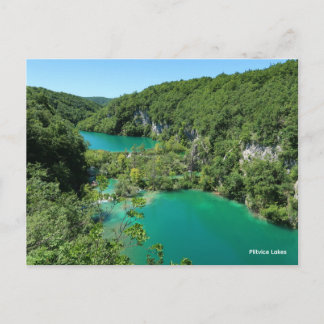Cartão Postal De Festividades Plitvice Lakes Croatia