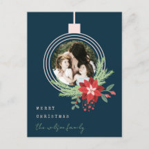 Poinsettia de Fotografia do Enfeites de natal Rosa