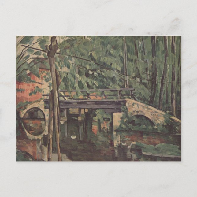 Cartão Postal De Festividades Ponte Maincy - Paul Cezanne - c1880 (Frente)