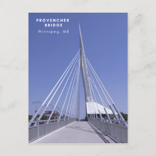 Cartão Postal De Festividades Ponte Provencher