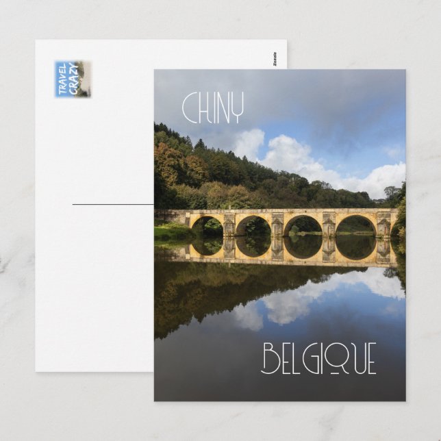 Cartão Postal De Festividades Ponte santo Nicholas, Chiny, Bélgica (Frente/Verso)