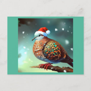 Cartão Postal De Festividades Porta de Tartaruga de Natal 3