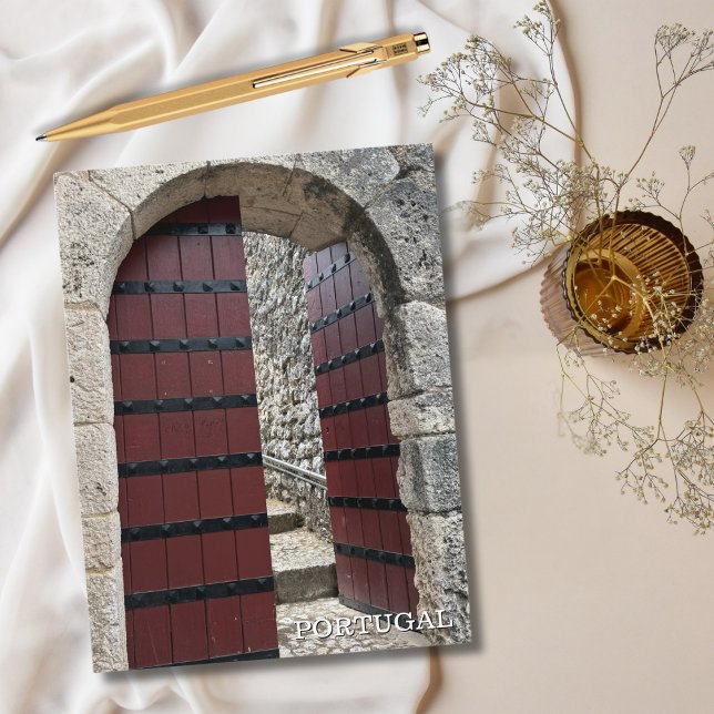 Cartão Postal De Festividades Porta do Castelo Rustic Portugal Fotografia, Viage (Criador carregado)
