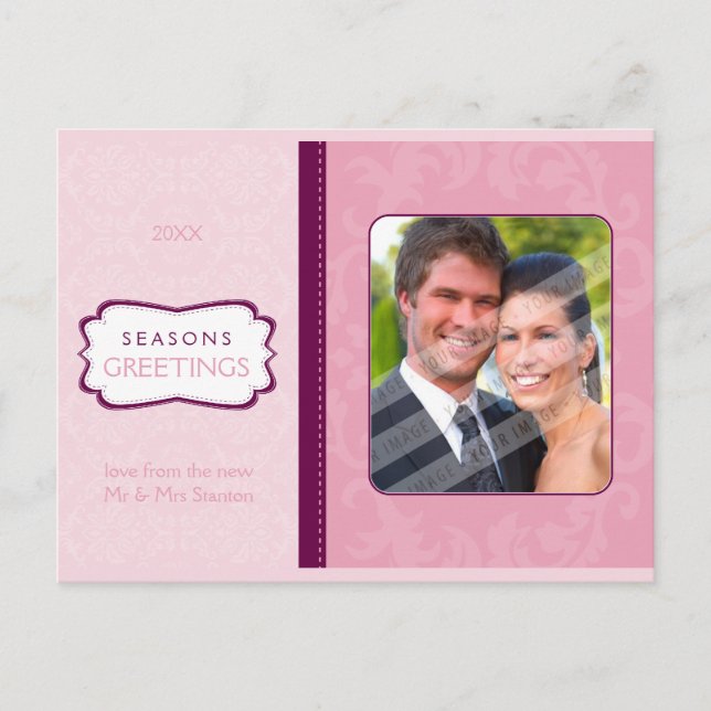 Cartão Postal De Festividades PÓS-CARTÃO FOTOGRÁFICO: damasco divino L8 (Frente)