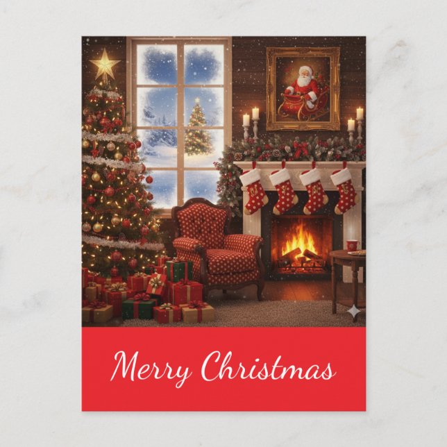 Cartão Postal De Festividades Postcard (Frente)