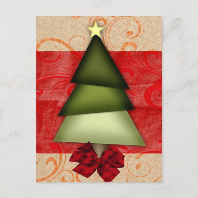 Cartão Postal De Festividades PostCards bonito elegante (Frente)