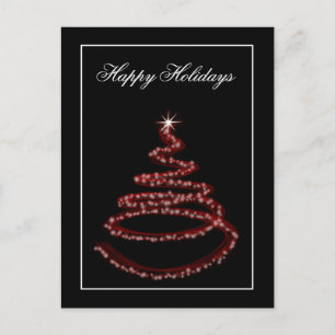 Cartão Postal De Festividades PostCards de saudação de Natal corporativo