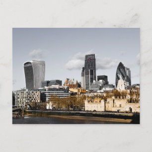 Cartão Postal De Festividades Poster de presente do Skyline Panorama em Londres
