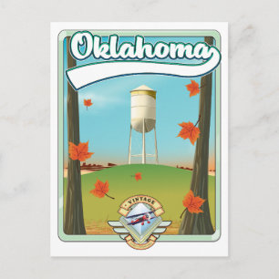 Cartão Postal De Festividades Poster de viagens de Oklahoma