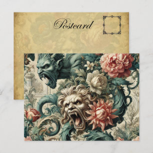 Cartão Postal De Festividades Postura de Perdição - Vitoriano Gótico