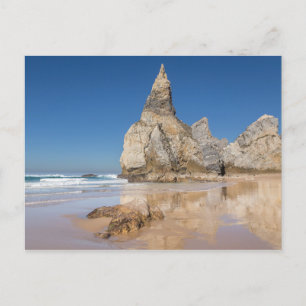 Cartão Postal De Festividades Praia da Ursa - Pedras de praia em Portugal - Post