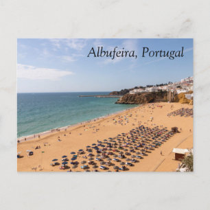 Cartão Postal De Festividades Praia dos Alemães, Albufeira, Algarve, Portugal