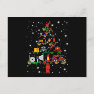 Cartão Postal De Festividades Presente de Bombeiro   Feliz Natal Bombeiro Divers