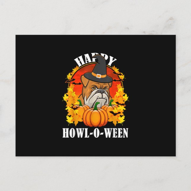 Cartão Postal De Festividades Presente no cão | Presente De Boi Para Cães-Adoles (Frente)