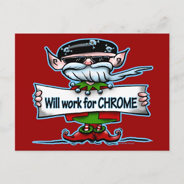 Cartão Postal De Festividades Presentes de época natalícia customizáveis do (Frente)