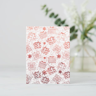 Cartão Postal De Festividades Presentes de Natal 5