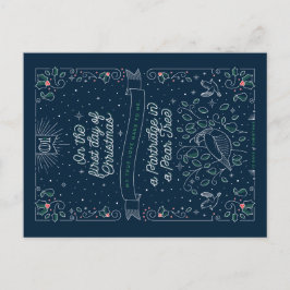 Cartão Postal De Festividades PRIMEIRO DIA DO NATAL / Cartão de Natal