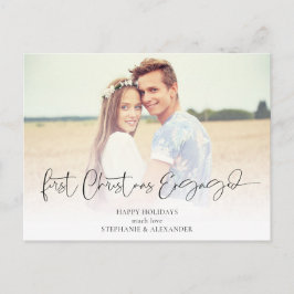 Cartão Postal De Festividades Primeiros Nomes de Sobreposição de Fotos Envolvido