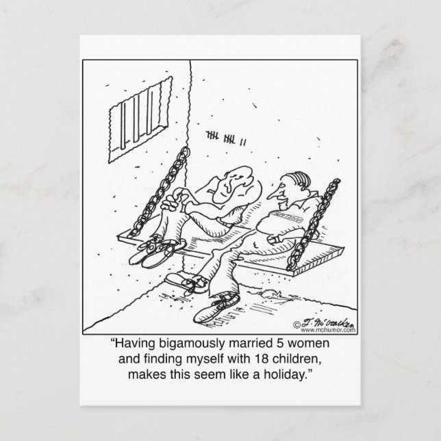 Cartão Postal De Festividades Prisão como um feriado (Frente)